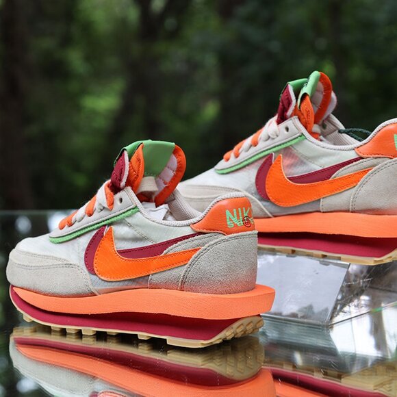 Nike LDWaffle Sacai CLOT Kiss of Death - Picture 13 of 14